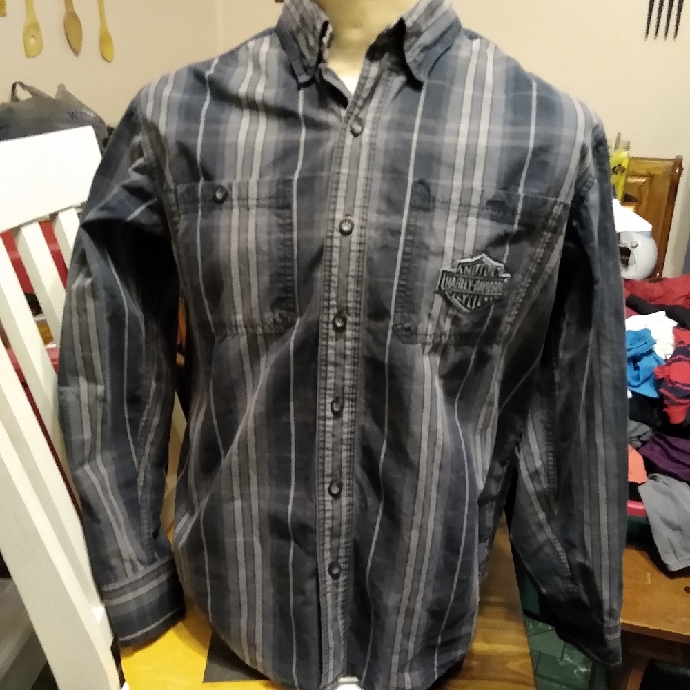 Button long sleeve Harley Davidson shirt